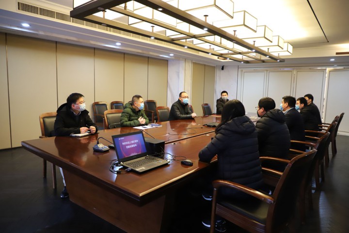 杭州市上城区副区长孟晓斌一行来中天精诚装饰 调研复工、防疫情况