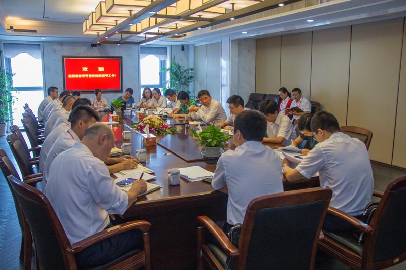 楼永良董事长率集团检查组对装饰集团开展工作检查