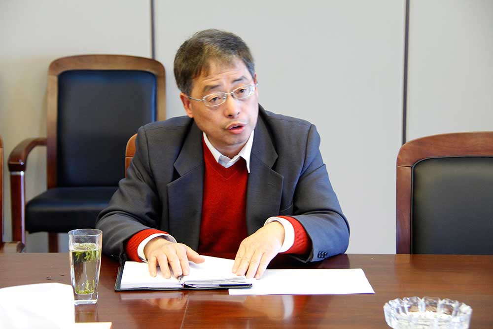 杭州市建筑业协会领导到装饰集团调研